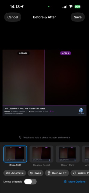 Building a Before and After image